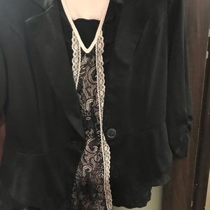 Black dress blazer